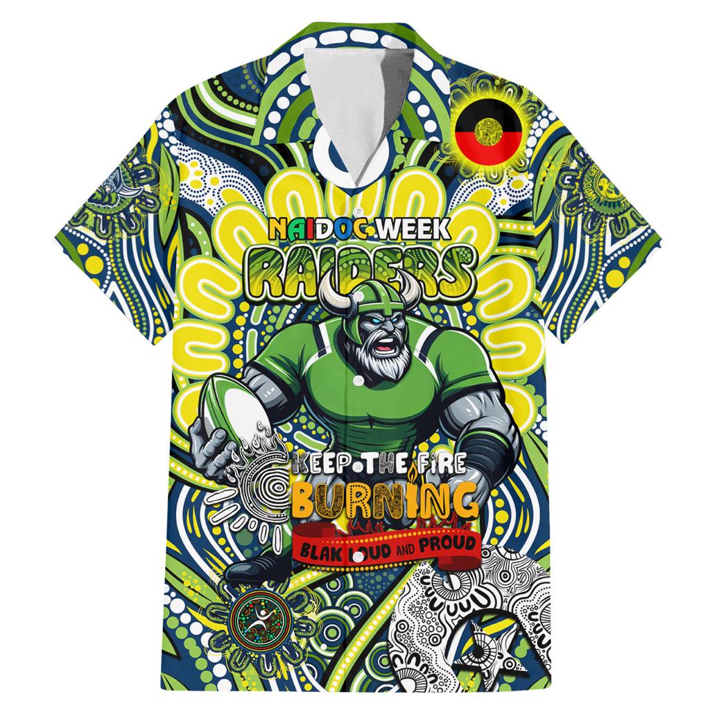 Custom NAIDOC Week 2024 Raiders Family Matching Mermaid Dress and Hawaiian Shirt Mascot Rugby DT02