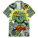 Custom NAIDOC Week 2024 Raiders Family Matching Off Shoulder Maxi Dress and Hawaiian Shirt Mascot Rugby DT02