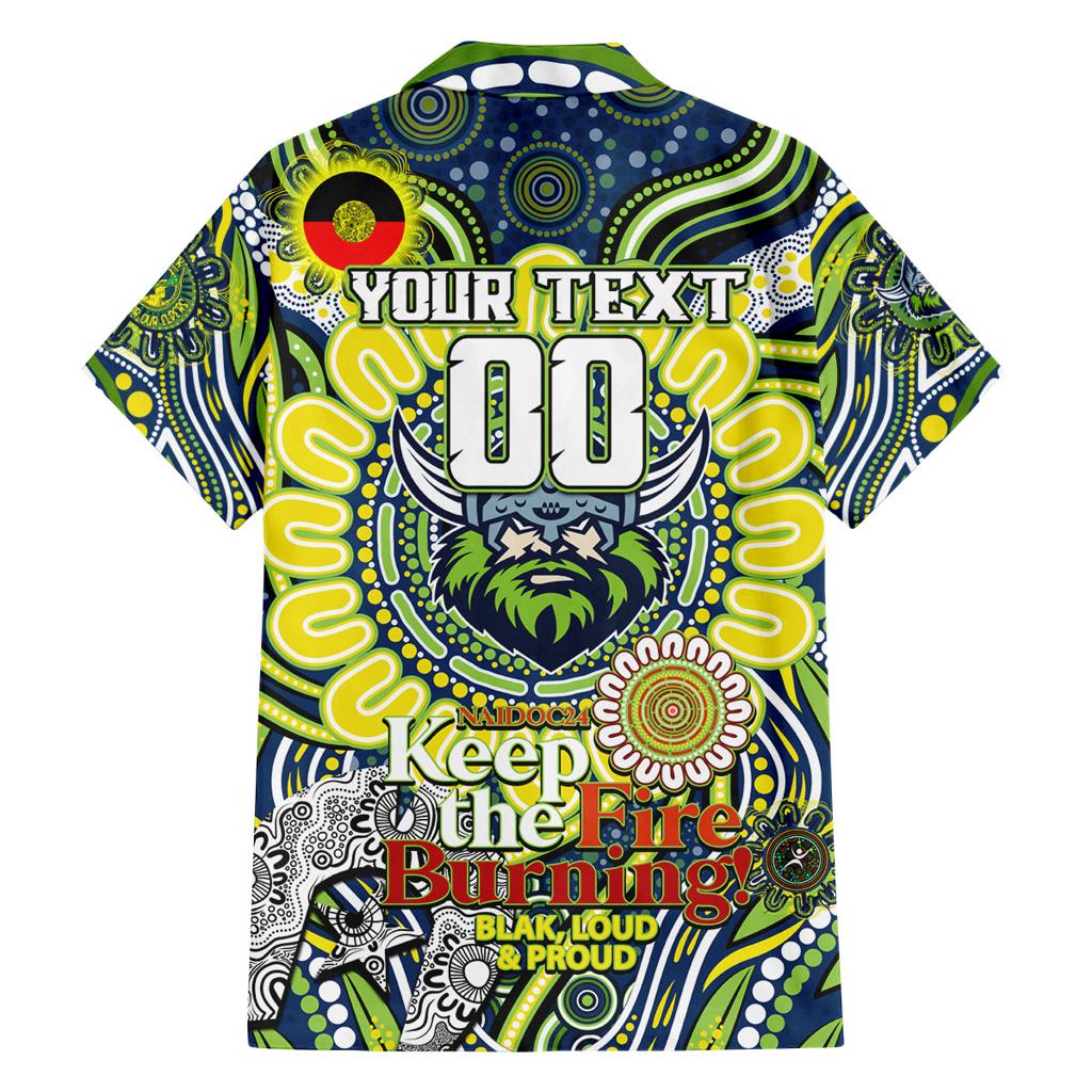 Custom NAIDOC Week 2024 Raiders Family Matching Summer Maxi Dress and Hawaiian Shirt Mascot Rugby DT02