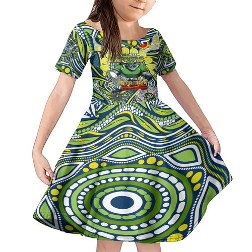 Custom NAIDOC Week 2024 Raiders Family Matching Tank Maxi Dress and Hawaiian Shirt Mascot Rugby DT02