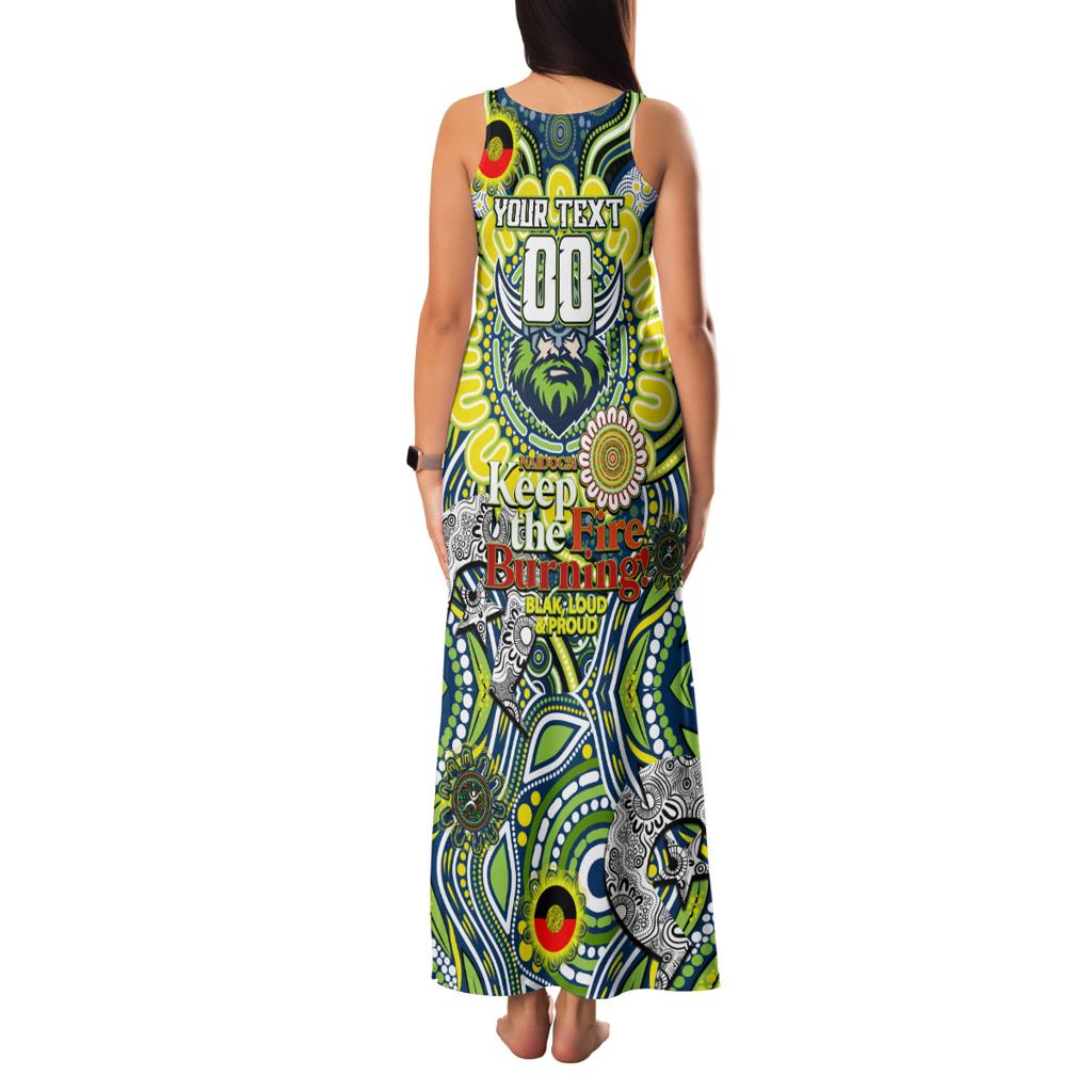 Custom NAIDOC Week 2024 Raiders Family Matching Tank Maxi Dress and Hawaiian Shirt Mascot Rugby DT02