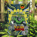 Custom NAIDOC Week 2024 Raiders Garden Flag Mascot Rugby DT02