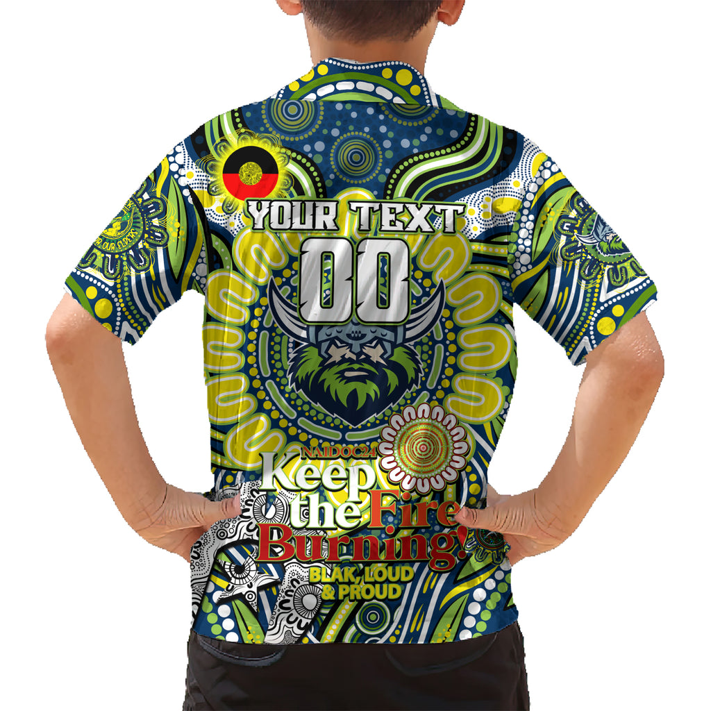 Custom NAIDOC Week 2024 Raiders Hawaiian Shirt Mascot Rugby DT02