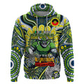 Custom NAIDOC Week 2024 Raiders Hoodie Mascot Rugby DT02