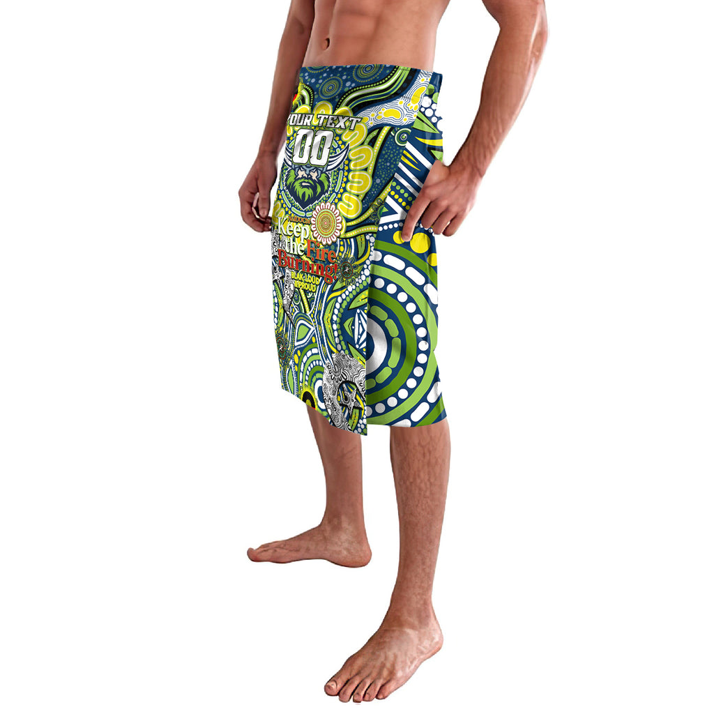 Custom NAIDOC Week 2024 Raiders Lavalava Mascot Rugby DT02