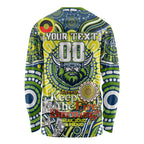 Custom NAIDOC Week 2024 Raiders Long Sleeve Shirt Mascot Rugby DT02