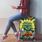 Custom NAIDOC Week 2024 Raiders Luggage Cover Mascot Rugby DT02