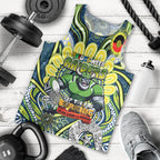 Custom NAIDOC Week 2024 Raiders Men Tank Top Mascot Rugby DT02