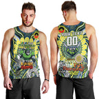 Custom NAIDOC Week 2024 Raiders Men Tank Top Mascot Rugby DT02
