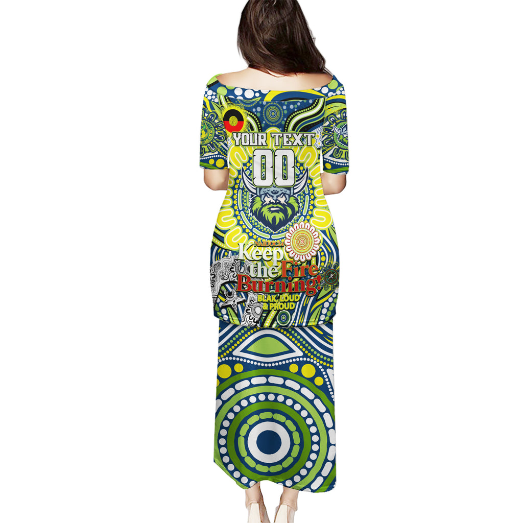 Custom NAIDOC Week 2024 Raiders Puletasi Mascot Rugby DT02