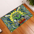 Custom NAIDOC Week 2024 Raiders Rubber Doormat Mascot Rugby DT02