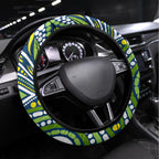 Custom NAIDOC Week 2024 Raiders Steering Wheel Cover Mascot Rugby DT02
