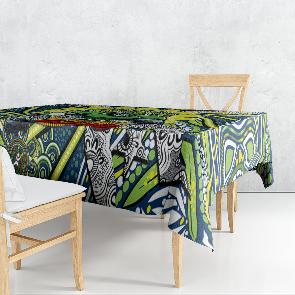 Custom NAIDOC Week 2024 Raiders Tablecloth Mascot Rugby DT02