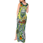 Custom NAIDOC Week 2024 Raiders Tank Maxi Dress Mascot Rugby DT02