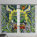 Custom NAIDOC Week 2024 Raiders Window Curtain Mascot Rugby DT02