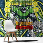 Custom NAIDOC Week 2024 Raiders Window Curtain Mascot Rugby DT02