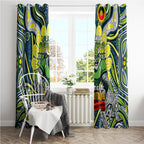 Custom NAIDOC Week 2024 Raiders Window Curtain Mascot Rugby DT02