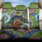 Personalised Raiders NAIDOC Week 2024 Back Car Seat Cover Australia Aboriginal Dot Painting