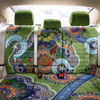 Personalised Raiders NAIDOC Week 2024 Back Car Seat Cover Australia Aboriginal Dot Painting