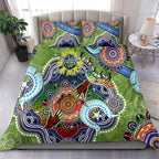 Personalised Raiders NAIDOC Week 2024 Bedding Set Australia Aboriginal Dot Painting