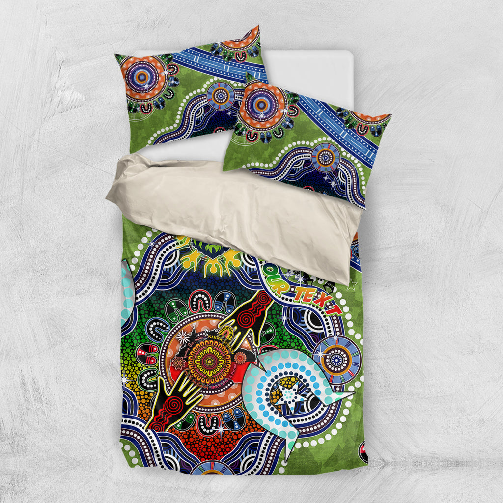 Personalised Raiders NAIDOC Week 2024 Bedding Set Australia Aboriginal Dot Painting