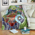 Personalised Raiders NAIDOC Week 2024 Blanket Australia Aboriginal Dot Painting