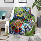 Personalised Raiders NAIDOC Week 2024 Blanket Australia Aboriginal Dot Painting
