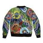Personalised Raiders NAIDOC Week 2024 Bomber Jacket Australia Aboriginal Dot Painting