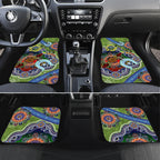 Personalised Raiders NAIDOC Week 2024 Car Mats Australia Aboriginal Dot Painting