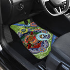 Personalised Raiders NAIDOC Week 2024 Car Mats Australia Aboriginal Dot Painting