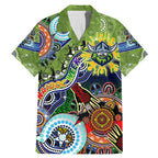 Personalised Raiders NAIDOC Week 2024 Family Matching Mermaid Dress and Hawaiian Shirt Australia Aboriginal Dot Painting