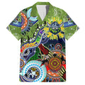Personalised Raiders NAIDOC Week 2024 Family Matching Puletasi and Hawaiian Shirt Australia Aboriginal Dot Painting