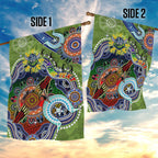 Personalised Raiders NAIDOC Week 2024 Garden Flag Australia Aboriginal Dot Painting