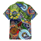 Personalised Raiders NAIDOC Week 2024 Hawaiian Shirt Australia Aboriginal Dot Painting