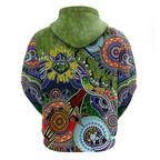 Personalised Raiders NAIDOC Week 2024 Hoodie Australia Aboriginal Dot Painting