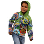 Personalised Raiders NAIDOC Week 2024 Kid Hoodie Australia Aboriginal Dot Painting