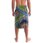 Personalised Raiders NAIDOC Week 2024 Lavalava Australia Aboriginal Dot Painting