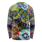 Personalised Raiders NAIDOC Week 2024 Long Sleeve Shirt Australia Aboriginal Dot Painting
