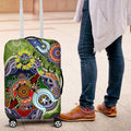 Personalised Raiders NAIDOC Week 2024 Luggage Cover Australia Aboriginal Dot Painting