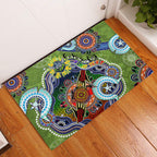 Personalised Raiders NAIDOC Week 2024 Rubber Doormat Australia Aboriginal Dot Painting