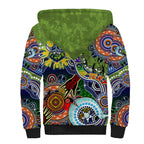 Personalised Raiders NAIDOC Week 2024 Sherpa Hoodie Australia Aboriginal Dot Painting