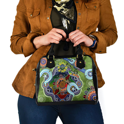 Personalised Raiders NAIDOC Week 2024 Shoulder Handbag Australia Aboriginal Dot Painting