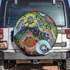 Personalised Raiders NAIDOC Week 2024 Spare Tire Cover Australia Aboriginal Dot Painting