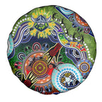 Personalised Raiders NAIDOC Week 2024 Spare Tire Cover Australia Aboriginal Dot Painting