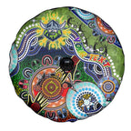 Personalised Raiders NAIDOC Week 2024 Spare Tire Cover Australia Aboriginal Dot Painting