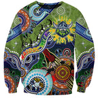 Personalised Raiders NAIDOC Week 2024 Sweatshirt Australia Aboriginal Dot Painting