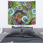 Personalised Raiders NAIDOC Week 2024 Tapestry Australia Aboriginal Dot Painting