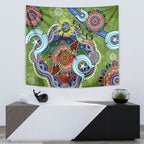 Personalised Raiders NAIDOC Week 2024 Tapestry Australia Aboriginal Dot Painting