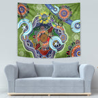 Personalised Raiders NAIDOC Week 2024 Tapestry Australia Aboriginal Dot Painting