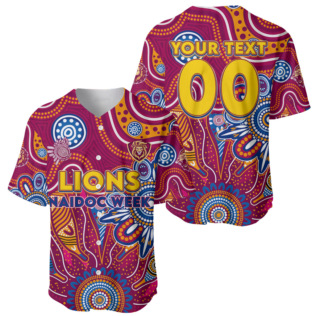 Personalised Crows NAIDOC Week 2024 Baseball Jersey Aussie Aboriginal Art